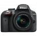 Фотоаппарат NIKON D3300 AF-P 18-55 Non-VR Black (VBA390K010)